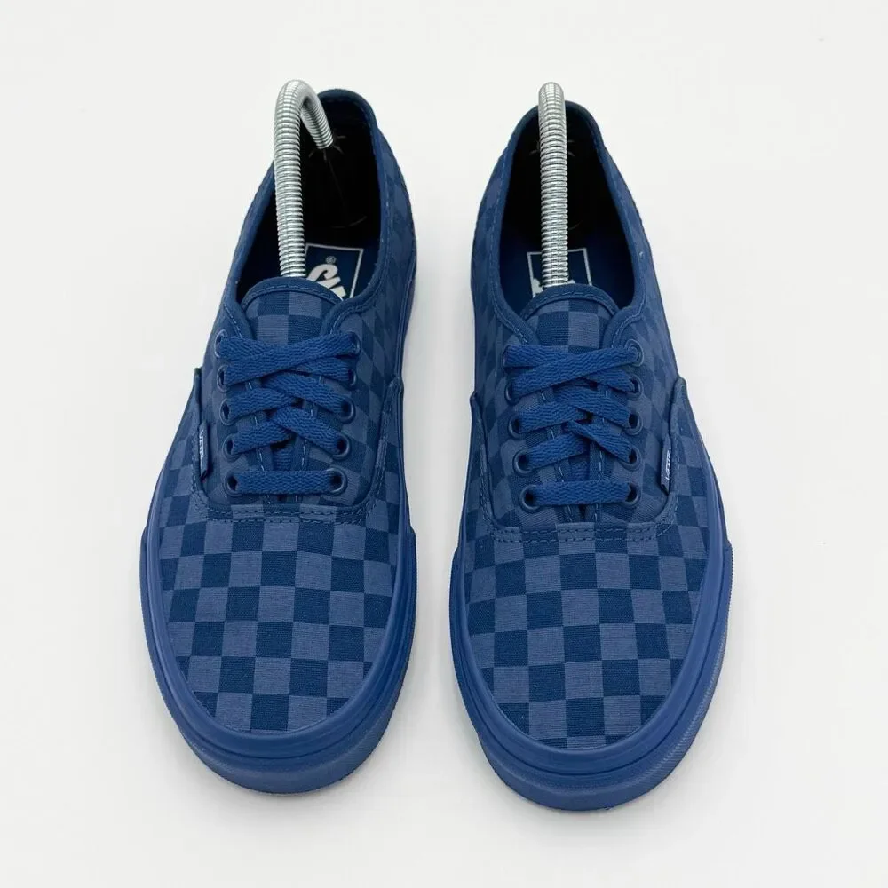 Vans Atwood Lace Up Blue Checkerboard Skate Sneakers - US Women’s 9.5 / EU 40.5